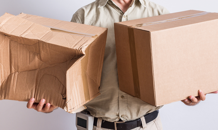 Cardboard Boxes on 10 x 4 x 4